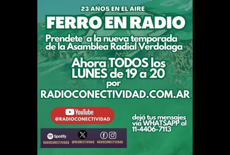 Ferro en Radio (01/04/2024)