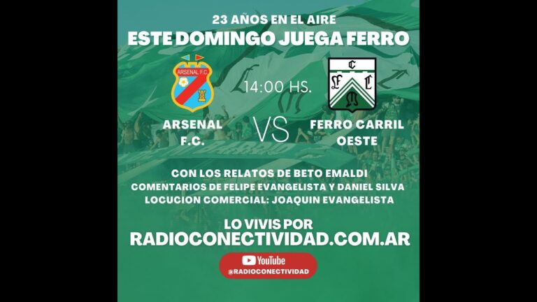 Arsenal vs. Ferro Carril Oeste (14/07/2024)